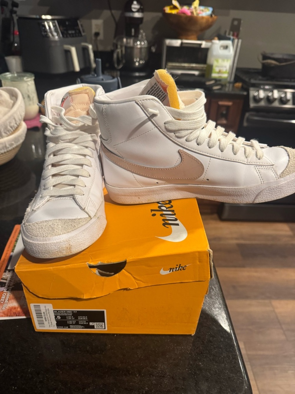 Nike Box Orange with Black Label